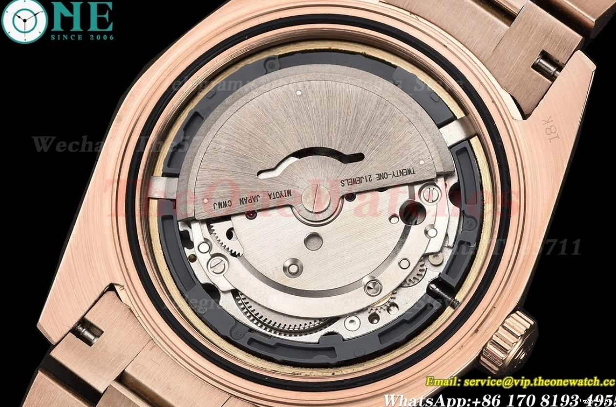 MY8215 GDF Daydate RG RG Dial White 40mm 0110